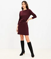 Tall Ribbed Twist Mini Dress