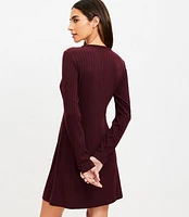 Tall Ribbed Twist Mini Dress