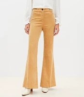 Petite Flare Trousers Corduroy