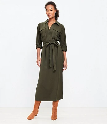 Tall Utility Midi Pocket Dress