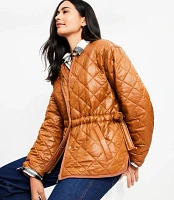 Shimmer Quilted Puffer Jacket