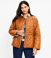 Shimmer Quilted Puffer Jacket