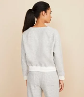 Lou & Grey Cozy Textured Drawstring Sweatshirt