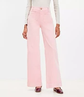 Palmer Wide Leg Pants Brushed Corduroy