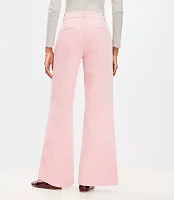 Palmer Wide Leg Pants Brushed Corduroy