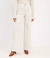 Palmer Wide Leg Pants Brushed Corduroy