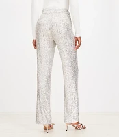 Sequin Straight Pants