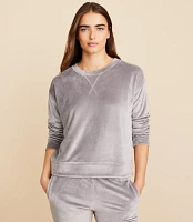 Lou & Grey Ribbed Velour Sweatshirt