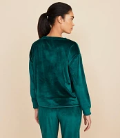 Lou & Grey Ribbed Velour Sweatshirt