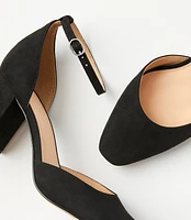 Ankle Strap Block Heels