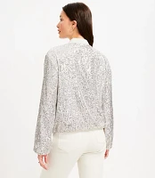 Sequin Bomber Jacket