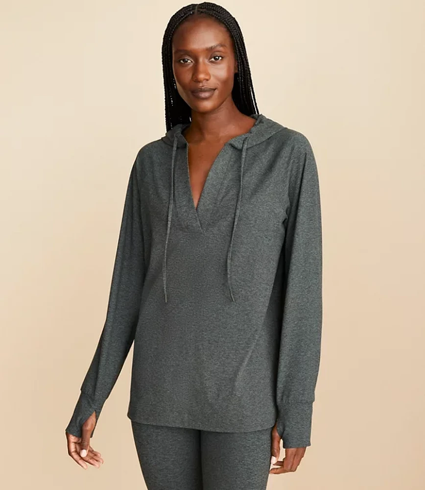 Petite Lou & Grey Heathered Luvstretch Hoodie