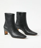 Squared Pointy Toe Booties