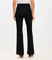 Petite Horsebit Sutton Flare Pants Bi-Stretch