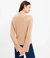 Petite Cashmere Mock Neck Sweater