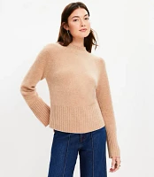 Petite Cashmere Mock Neck Sweater