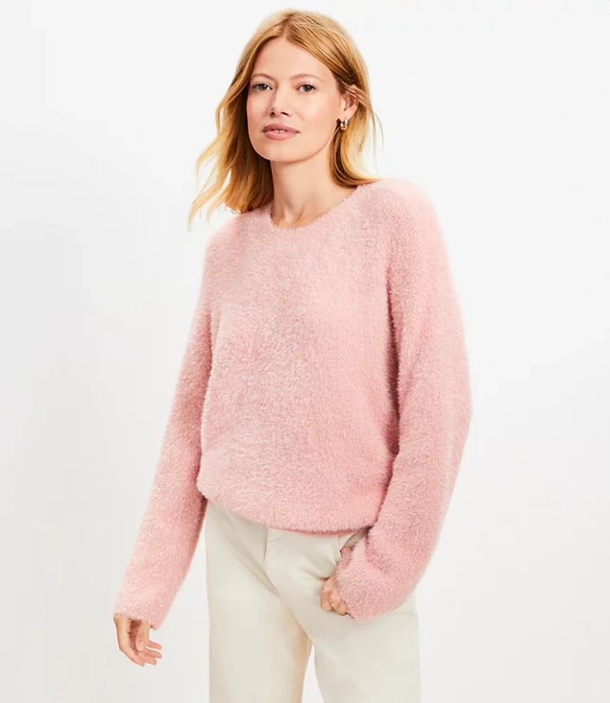 Shimmer Fuzzy Sweater