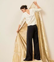 Clean Wide Leg Pants Tuxedo Stripe