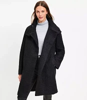 Tall Curly Funnel Neck Coat