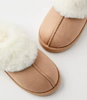 Faux Fur Lined Slippers