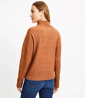 Petite Modern Mock Neck Sweater