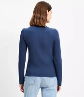 Petite Long Sleeve Mock Neck Top