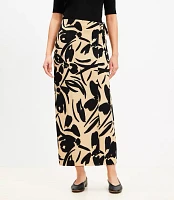 Buttercup Column Midi Wrap Skirt