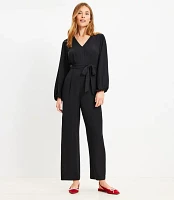 Clean V-Neck Jumpsuit