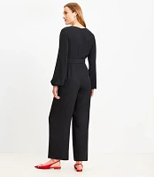 Clean V-Neck Jumpsuit