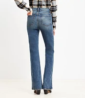 High Rise Slim Flare Jeans in Mid Vintage Wash