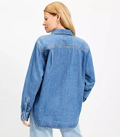 Petite Pearlized Denim Everyday Shirt