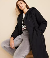 Petite Lou & Grey Water Resistant Ripstop Removable Sleeve Coat