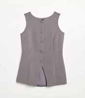LOFT Versa Crepe Drape High Neck Vest