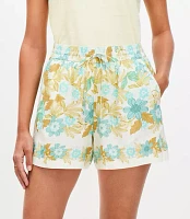 Breezy Shorts Gardenia Linen Blend