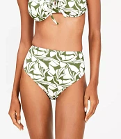 LOFT Beach Swirl High Waist Bikini Bottom