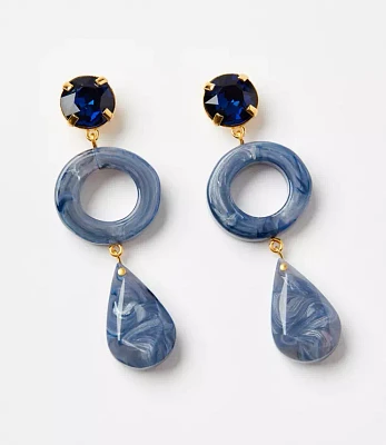 Italian Collection Resin Statement Drop Earrings