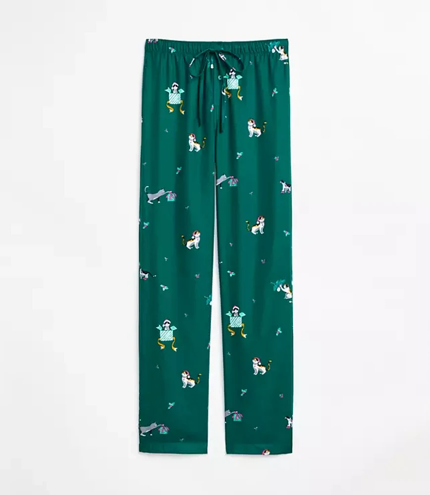 Holiday Cat Men's Pajama Pants