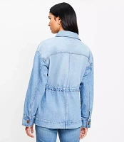 Petite Denim Utility Jacket