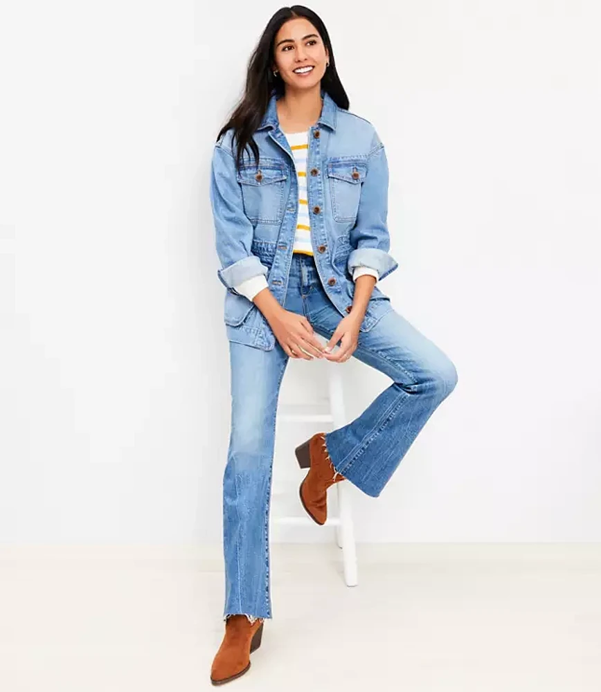 Petite Denim Utility Jacket