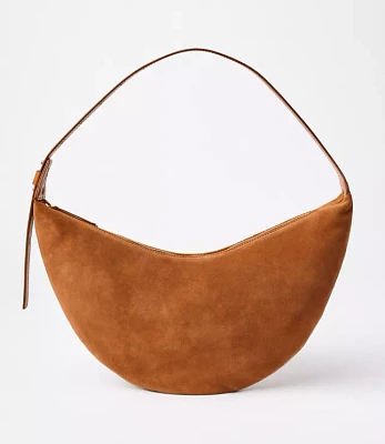 Suede Hobo Bag