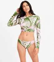 LOFT Beach Island Frond Rash Guard