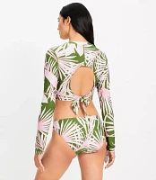 LOFT Beach Island Frond Rash Guard