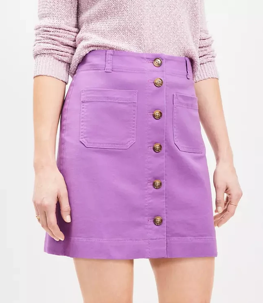 Palmer Button Mini Pocket Skirt