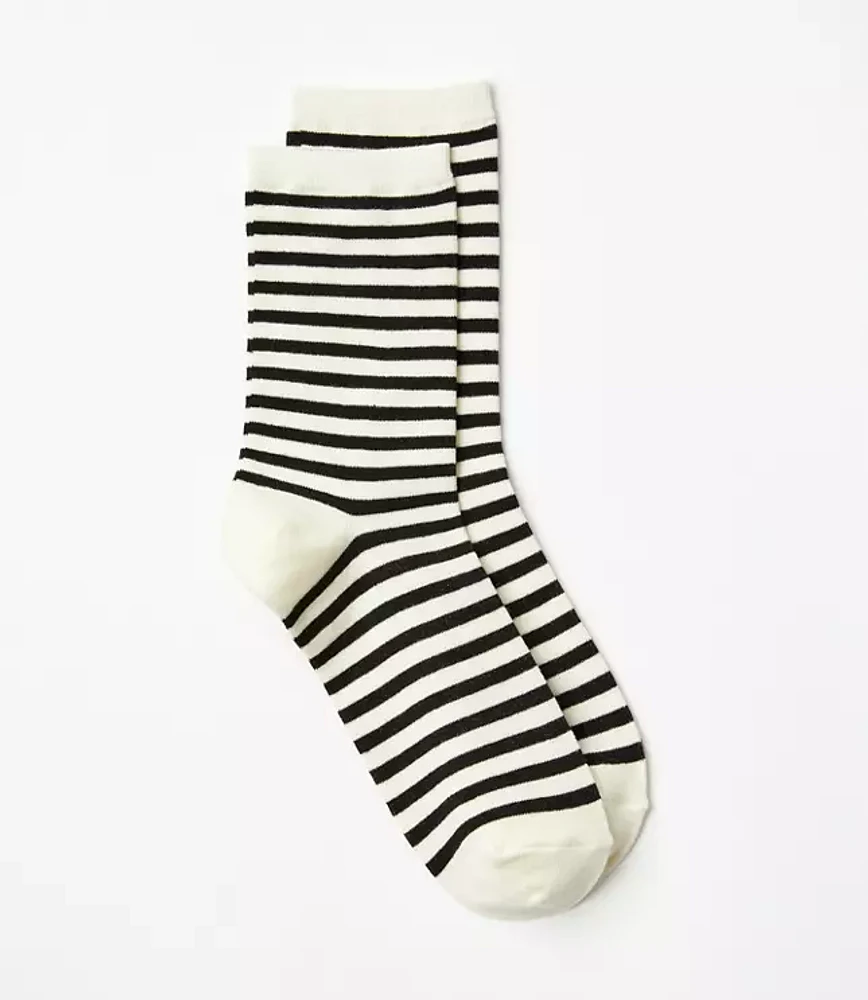 Striped Crew Socks