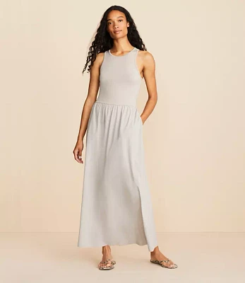 Lou & Grey Wanderweave Cutout Midi Dress