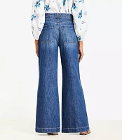 Palazzo Jeans Classic Mid Wash