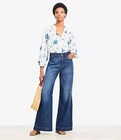 Palazzo Jeans Classic Mid Wash