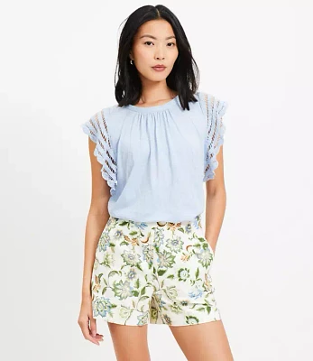 Crochet Flutter Top