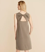 Petite Lou & Grey Sandwashed Cutout Back Mini Dress