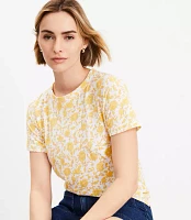 Floral Everyday Crew Tee